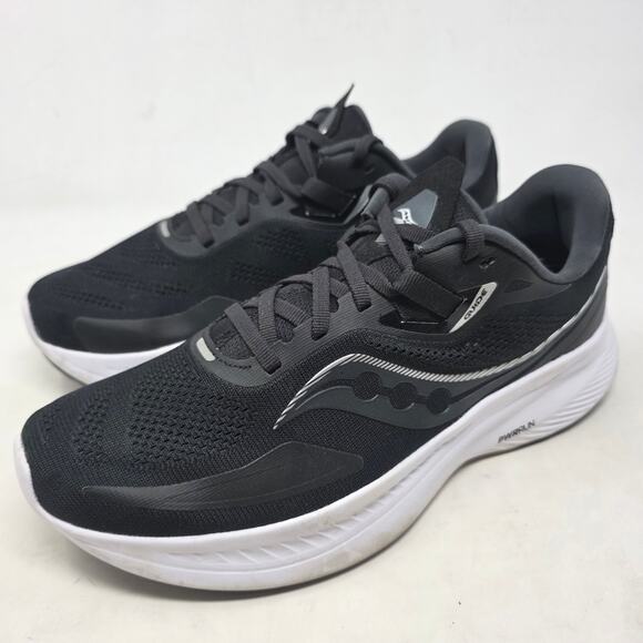 Saucony Womens Axon 2 Running Shoes Black White Size 10 - Picture 1 of 8